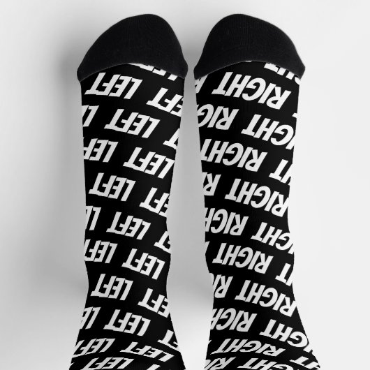 Chaussette Sockets gauche et droite personnalisées (Haut)