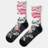 Chaussette Socks – Abstract Land (Gauche)