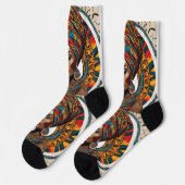 Chaussette socks afro (Gauche)