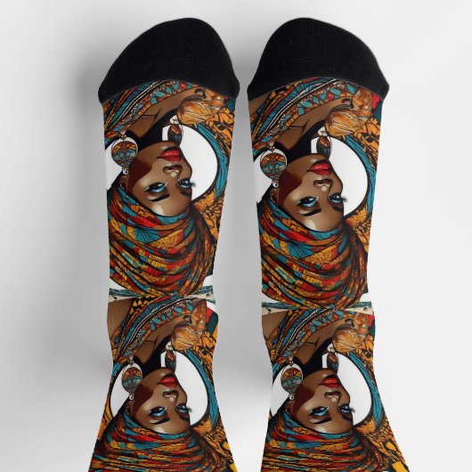 Chaussette socks afro (Haut)