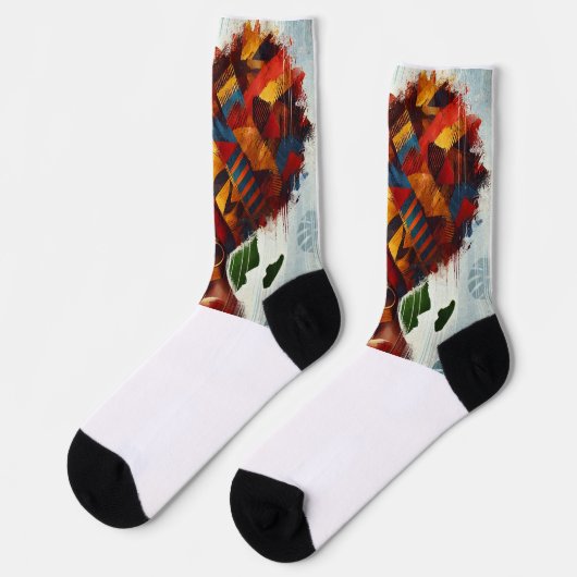 Chaussette socks afro (Gauche)