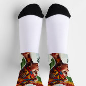 Chaussette socks afro (Haut)