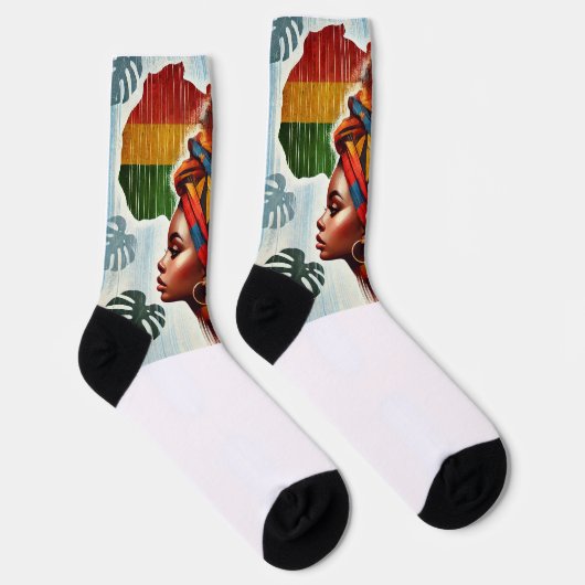 Chaussette socks afro (Droite)