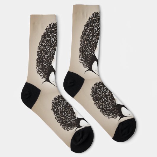 Chaussette socks afro (Droite)