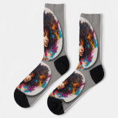 Chaussette socks afro (Gauche)