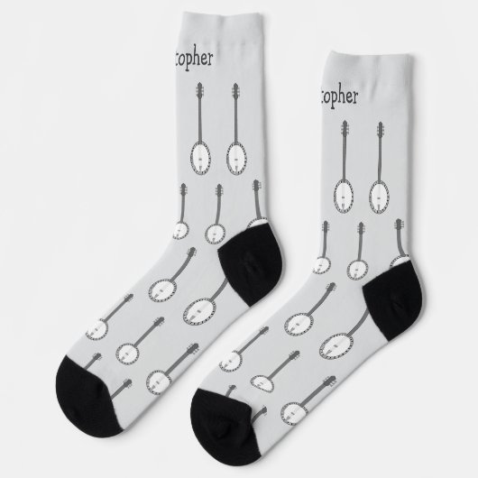 Chaussette Socks Banjo Design (Gauche)
