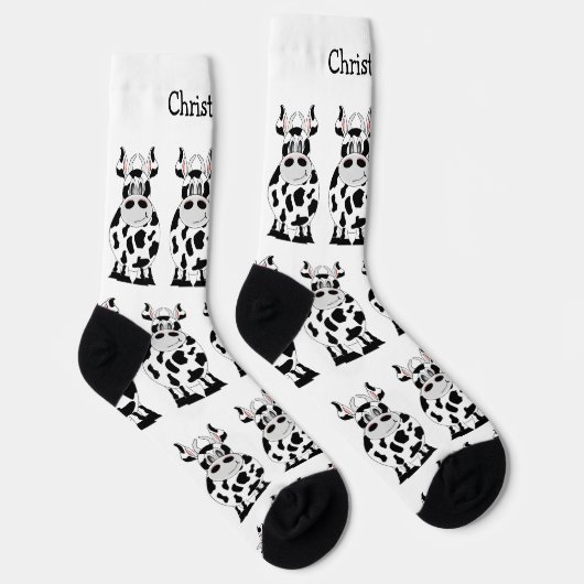 Chaussette Socks Cow Design (Droite)