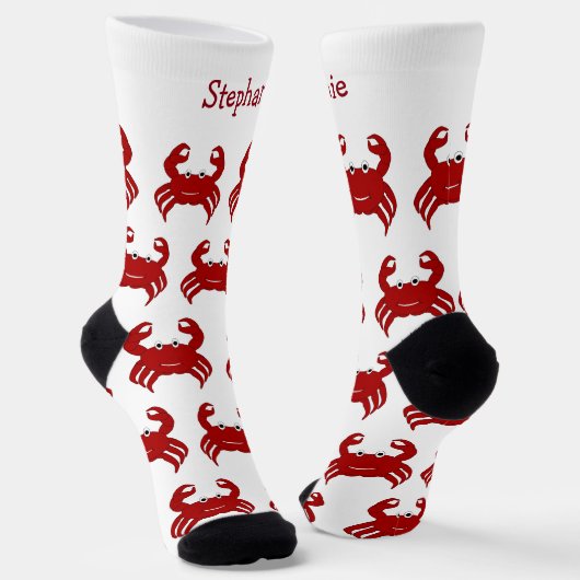 Chaussette Socks Crab Design (Angulaire)