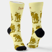 Chaussette Socks Dromedary Camel Design (Angulaire)