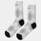 Chaussette Socks Elephant Design (Gauche)