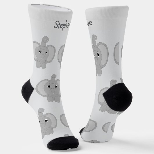 Chaussette Socks Elephant Design (Angulaire)
