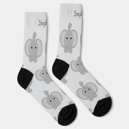 Chaussette Socks Elephant Design (Droite)