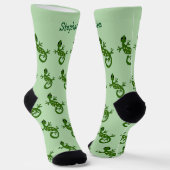 Chaussette Socks Gecko Lizard Design (Angulaire)