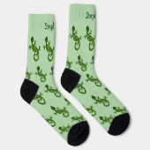 Chaussette Socks Gecko Lizard Design (Droite)