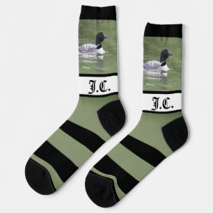 Chaussette Socks monogrammed de Loon Wide Stripe