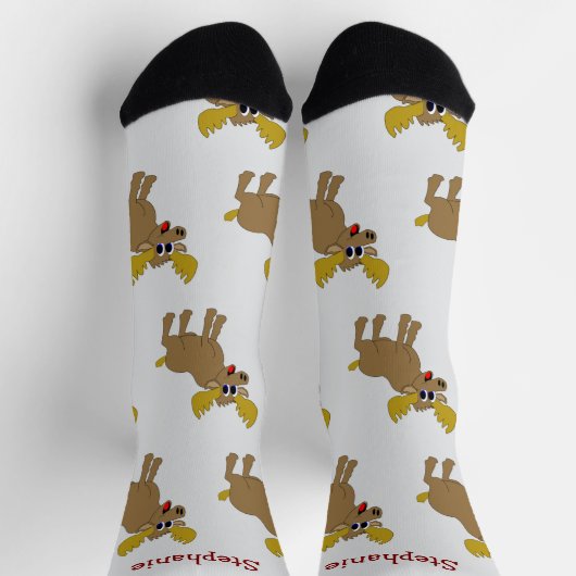 Chaussette Socks Moose Design (Haut)