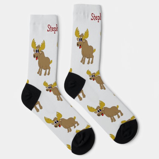 Chaussette Socks Moose Design (Droite)