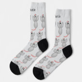 Chaussette Socks Mouse Design (Gauche)