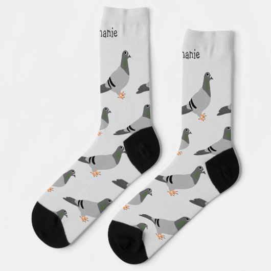 Chaussette Socks Pigeon Design (Gauche)