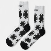 Chaussette Socks Poker Chip Design (Gauche)