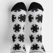 Chaussette Socks Poker Chip Design (Haut)