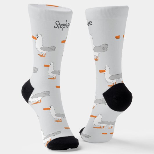 Chaussette Socks Seagull Design (Angulaire)
