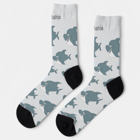 Chaussette Socks Shark Design (Gauche)