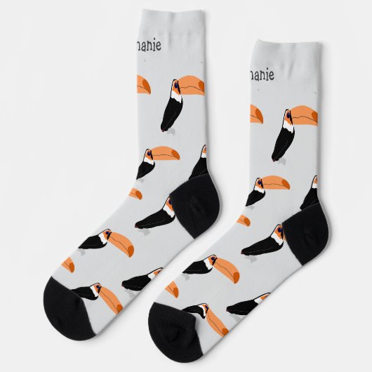 Chaussette Socks Toucan Design (Gauche)