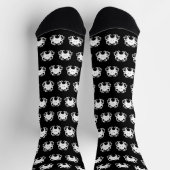 Chaussette Socks with Inky Bones Press octopus logo (Haut)