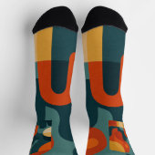 Chaussette Socles de conception abstraite (Haut)