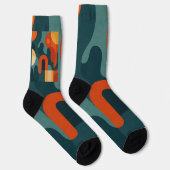 Chaussette Socles de conception abstraite (Droite)