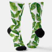 Chaussette Socles d'impression Feuille verte (Angulaire)