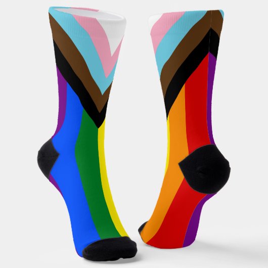 Chaussette Socles LGBTQ & Pride - Arc-en-ciel - Indicateur de (Angulaire)