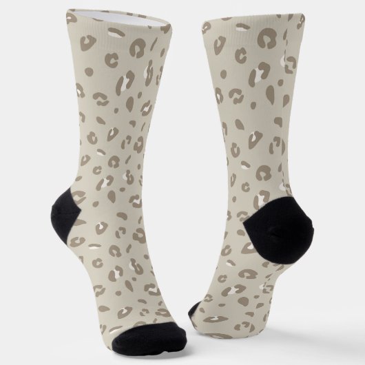 Chaussette soft abstract leopard pattern (Angulaire)