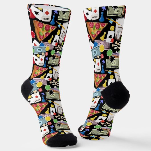 Chaussette Soirée de jeux de société (Angulaire)