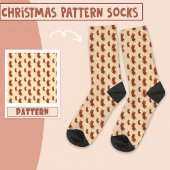 Chaussette Soirée de Noël Boho Noël Sock Boho Chaussettes