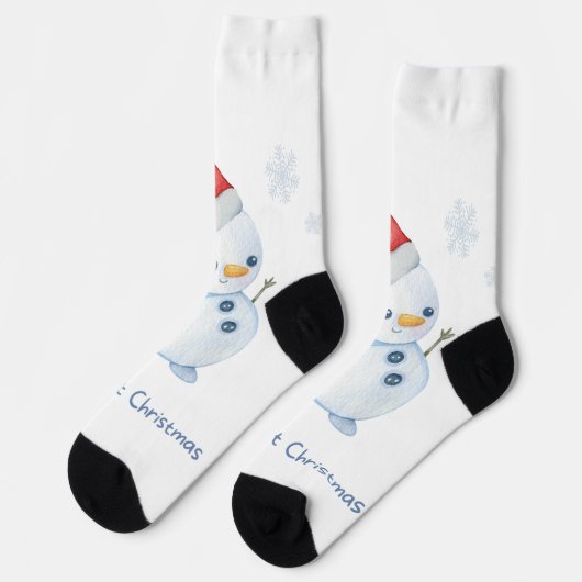 Chaussette "Soirée Festive : Chaussettes À Thème Noël" (Gauche)