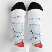 Chaussette "Soirée Festive : Chaussettes À Thème Noël" (Haut)