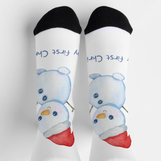 Chaussette "Soirée Festive : Chaussettes À Thème Noël" (Haut)