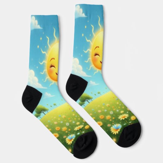 Chaussette Soleil souriant (Droite)