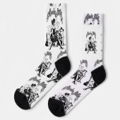 Chaussette Son vintage Rockabilly (Gauche)