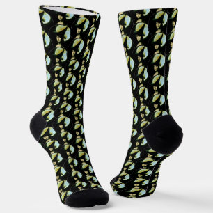 Chaussette Sorcière Mona Lisa Halloween Pleine lune
