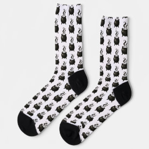 Chaussette Sorcière's Brew – Chaudron minimaliste d'Halloween