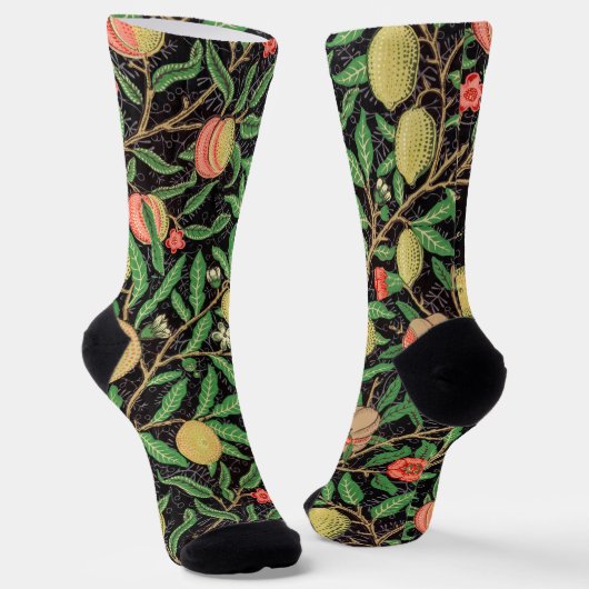 CHAUSSETTE SOUCHES MOTIFS EN POMEGRANITE EN ARBRE DE FRUITS (Angulaire)