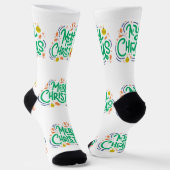 Chaussette Souhaits de Noël Imprimés Équipement Premium durab (Angulaire)