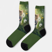 Chaussette Souris dans les Dandelions (Gauche)