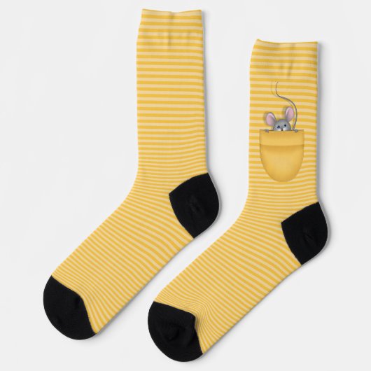 Chaussette Souris en poche (Gauche)