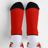 Chaussette Souris joyeuse mange pastèque (Haut)