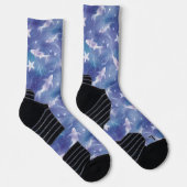 Chaussette Sous l'océan : Requins (Droite)