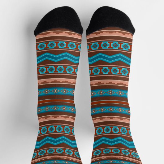 Chaussette Southwest Style Geometric Cameron Gorge Design (Haut)
